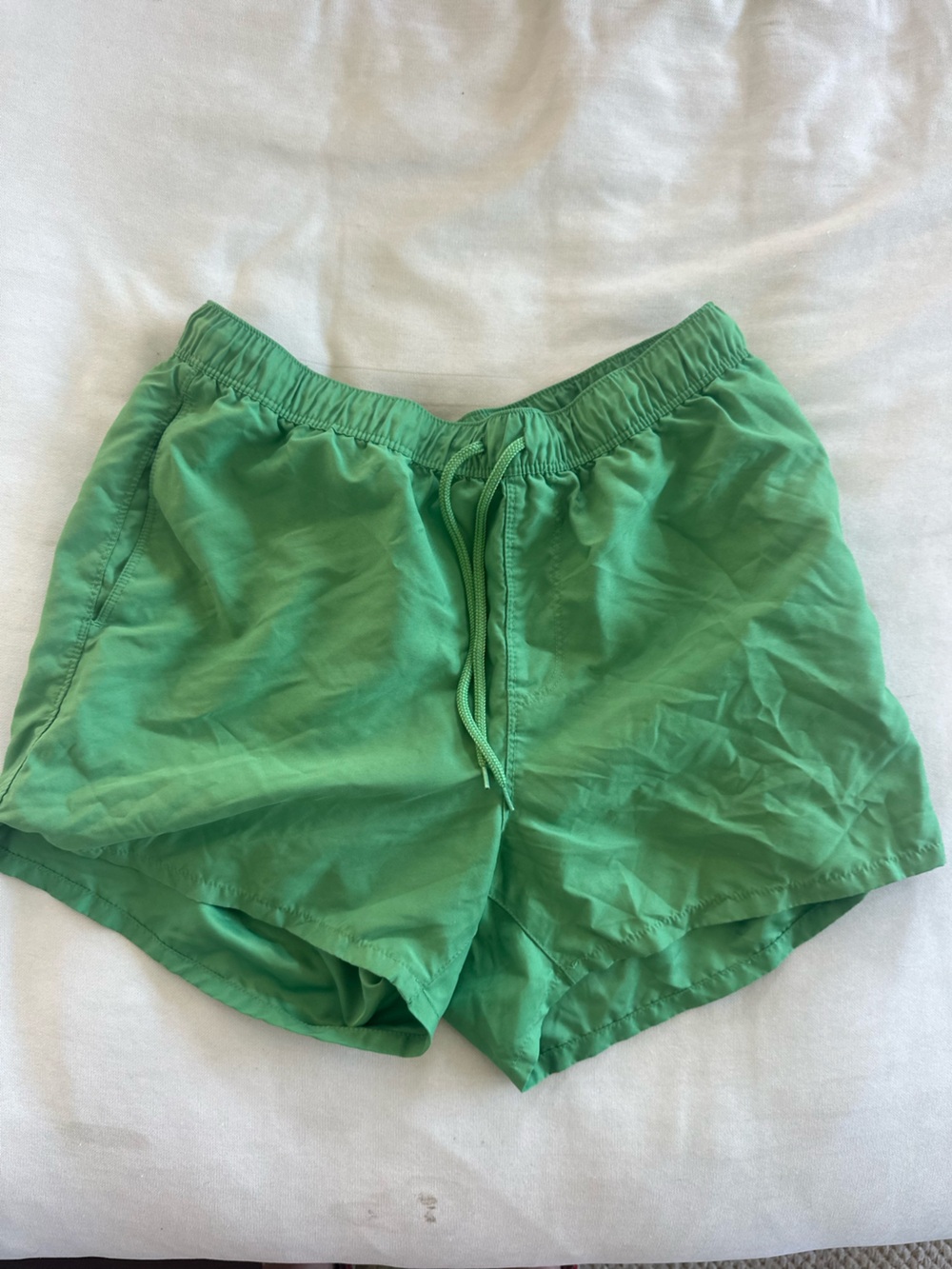 ASOS Bright Green Men's Swim Trunks